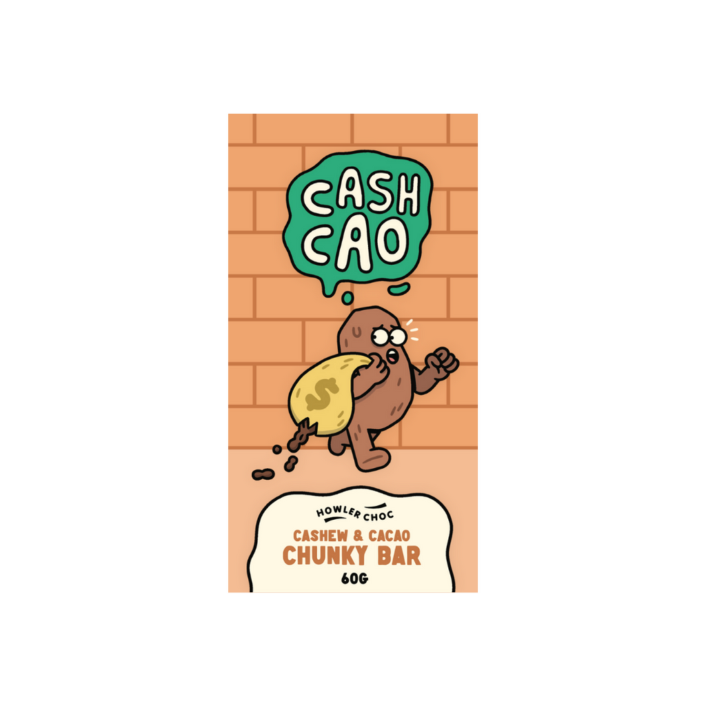 Cash Cao 60g Organic Cashew & Cacao Chunky Bar